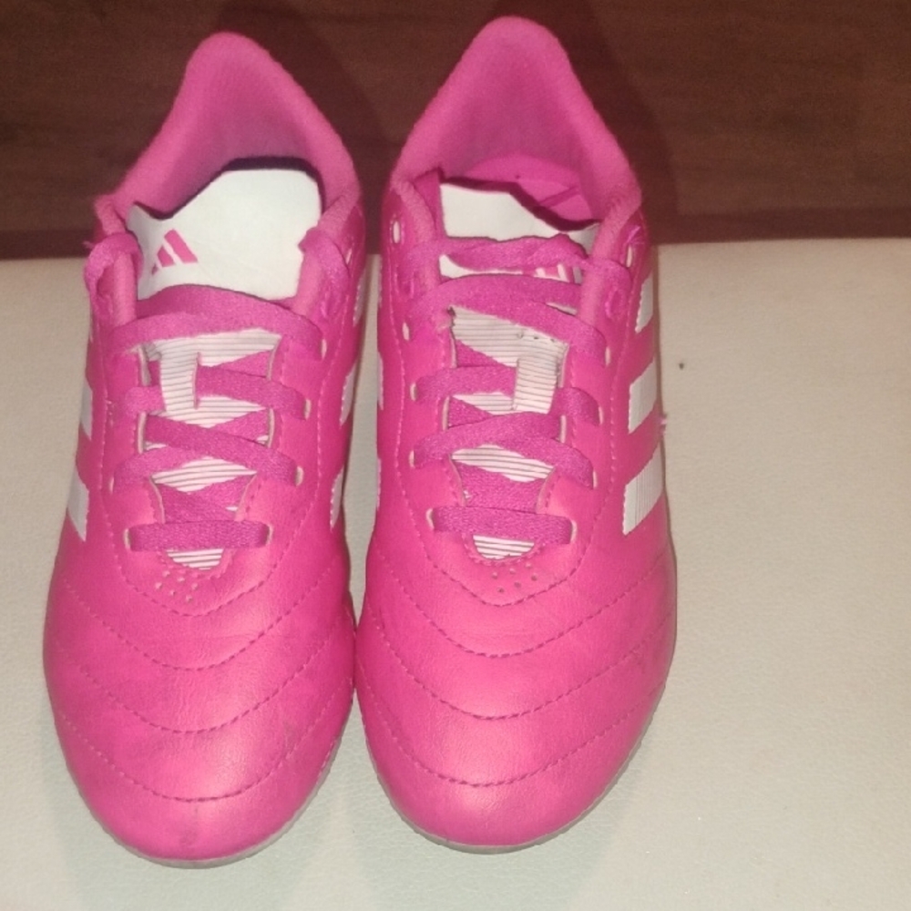 Adidas Bright Pink Soccer Shoes